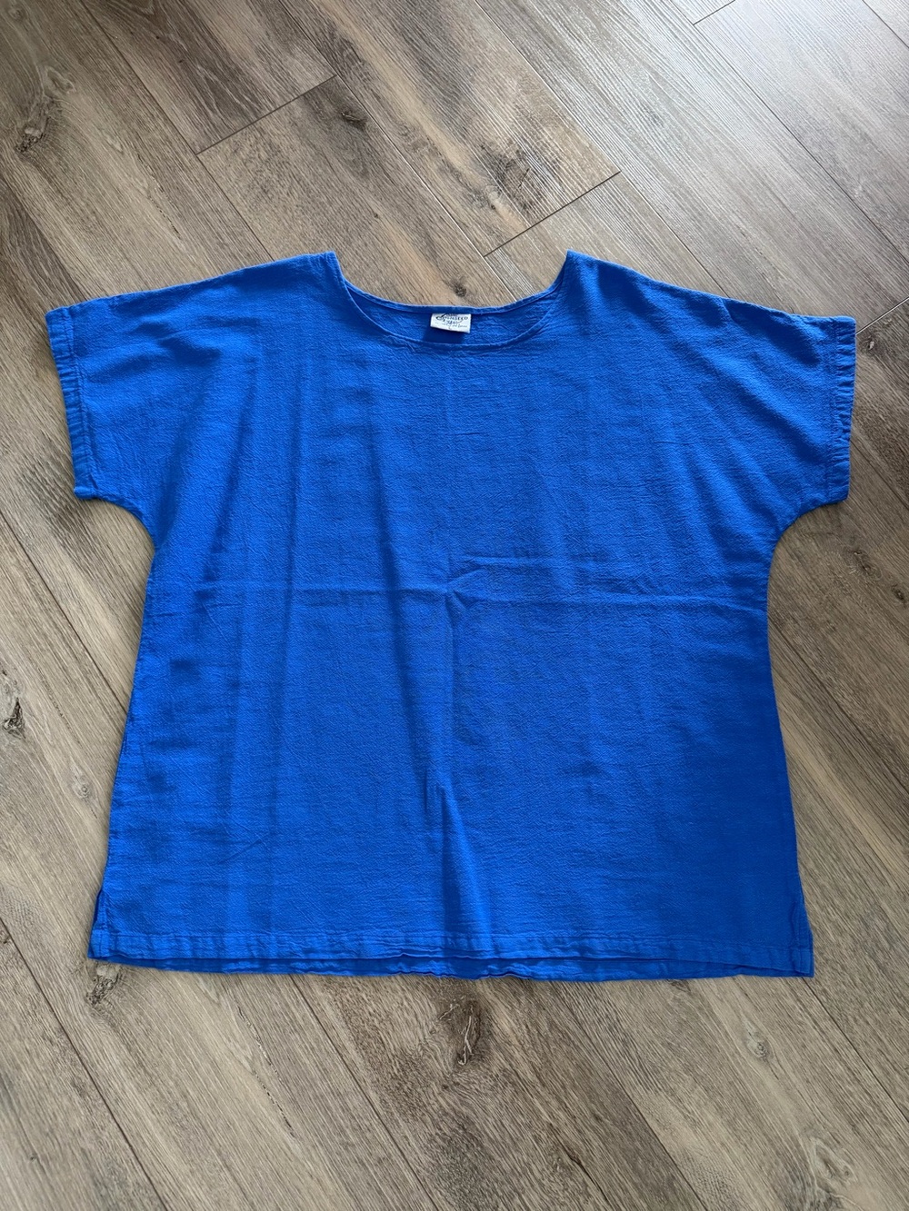 Cottonseed Women's Bright Blue Short Sleeve Crew Tee